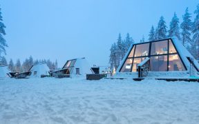A unique Cabin Collection with Large Windows and Attic Bedrooms has been designed for the holiday destination in Finland.