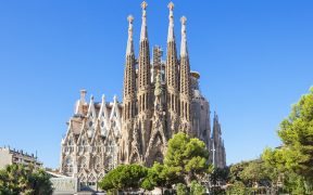 Sagrada Familia from Glamping Barcelona obtained its construction license 137 years after construction started.