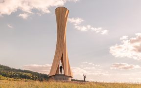 Urbach Tower Made of Self-Shaping Wood